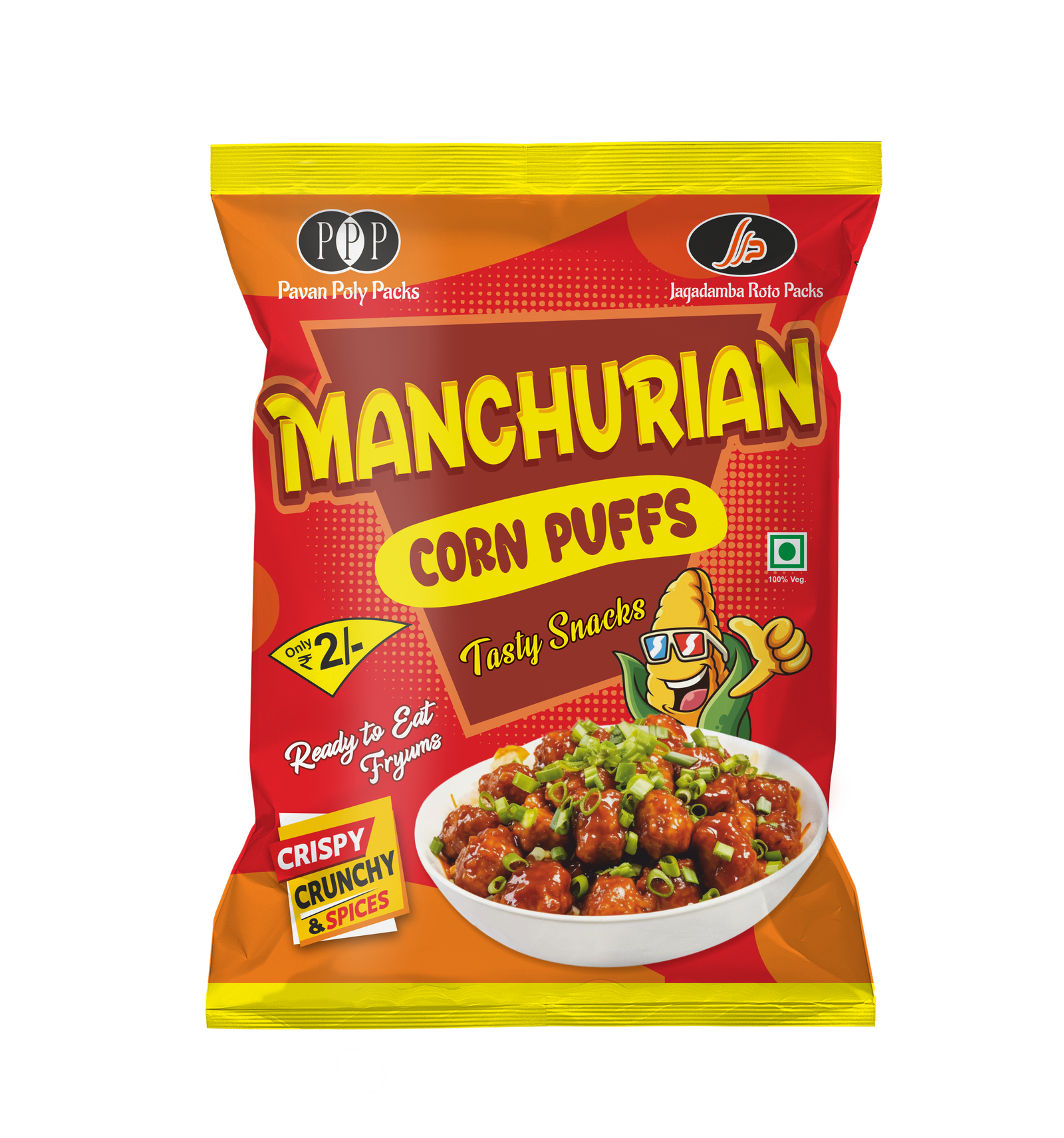 Manchurian-Corn-Puffs